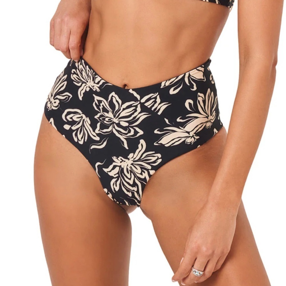 🌻NEW w/tags L*Space High Tide Classic Bikini Bottoms Size XS $99 Retail